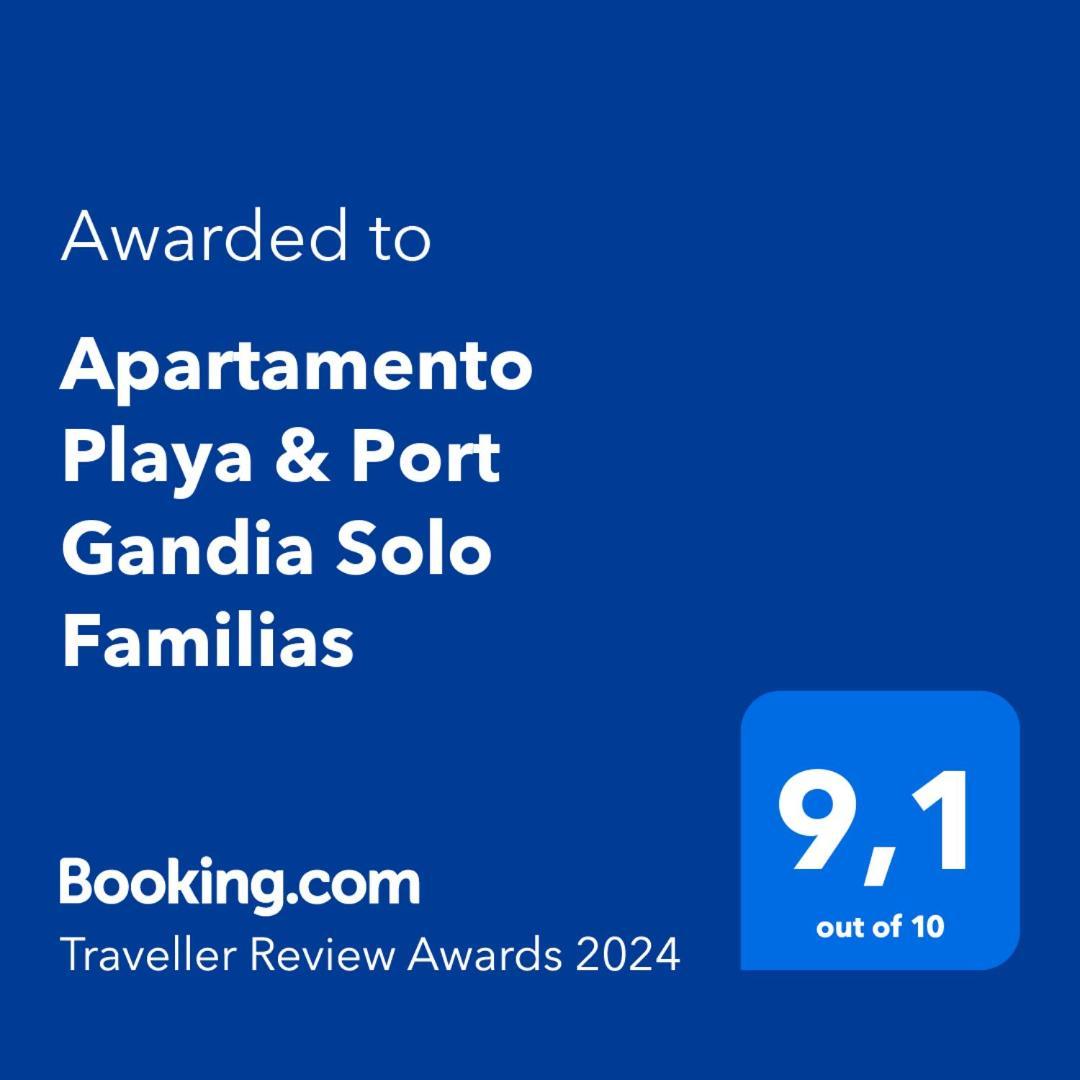 Apartamento Playa & Port Gandia Solo Familias Exterior foto