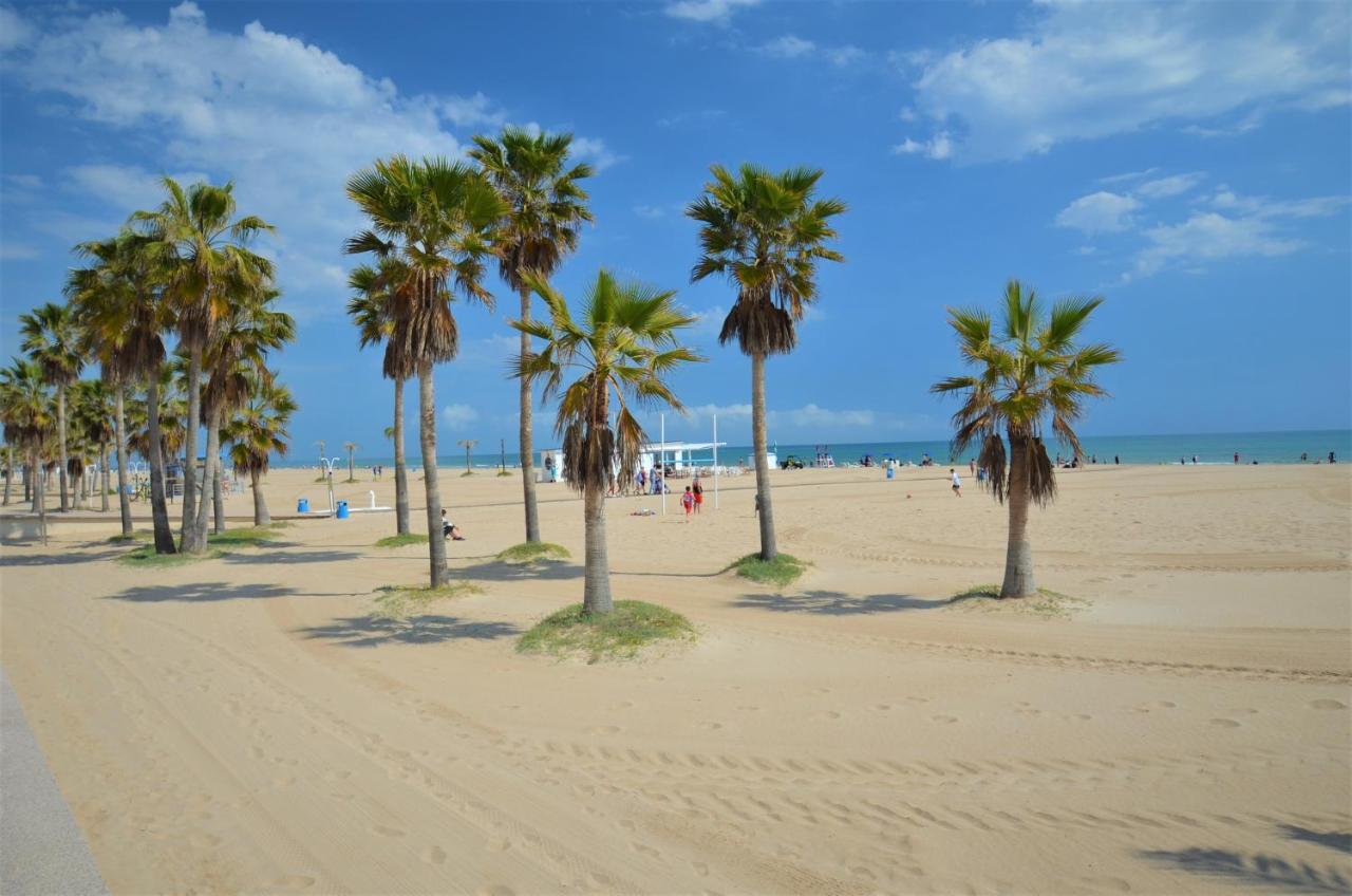 Apartamento Playa & Port Gandia Solo Familias Exterior foto